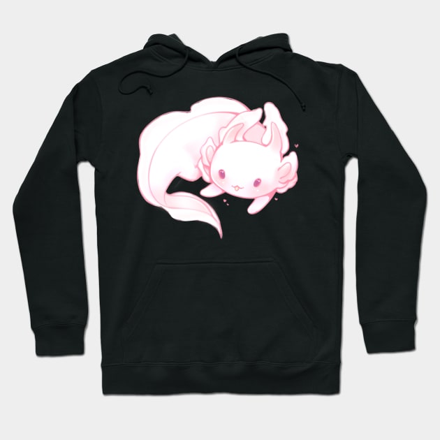 axolotl Hoodie by Ghostly Fail